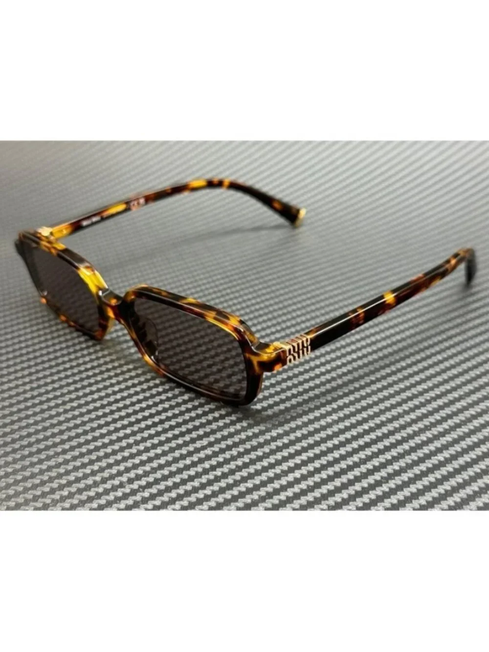 New Miu Miu Women Havana Honey Sunglasses 51-16-140